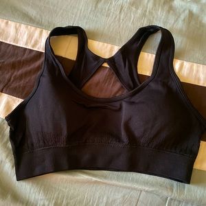 Black Sports bra